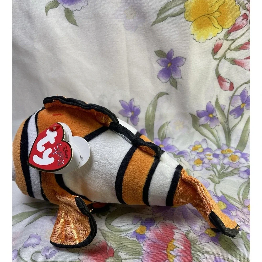 Ty‎ Beanie Baby Nemo Plush Disney Pixar Finding Dory Clownfish NWT 8